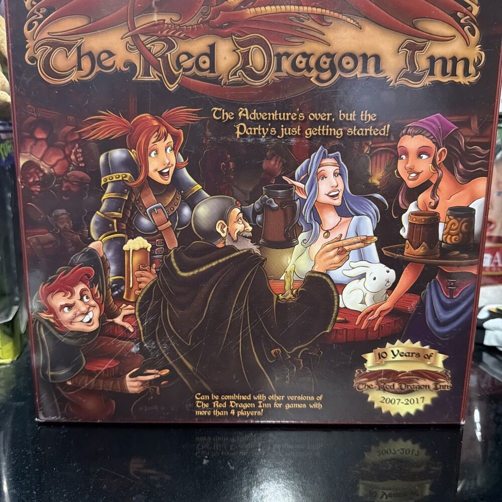 The Red Dragon Inn Board Game 10th Anniversary 2007-2017 SlugFest Games